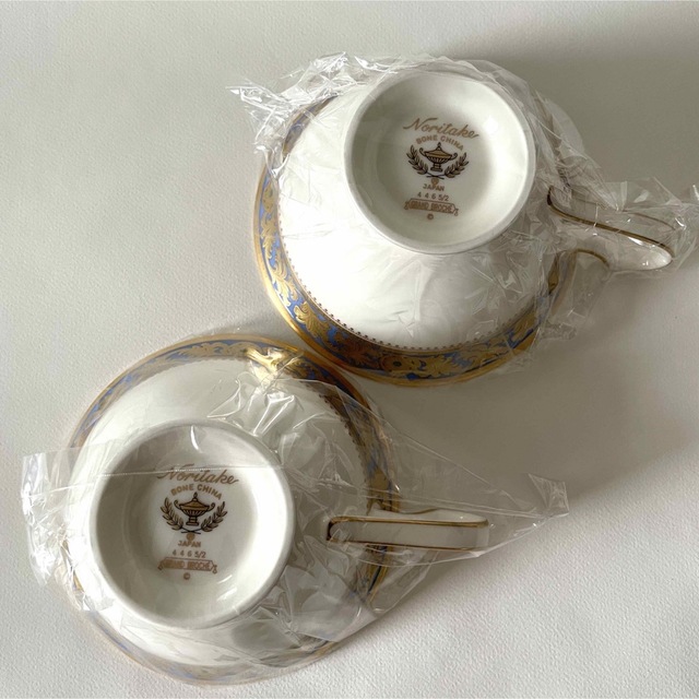 ノリタケ グランブロシェ カップ&ソーサー 2客セット ノリタケ グランブロシェ カップ&ソーサー 2客セット
