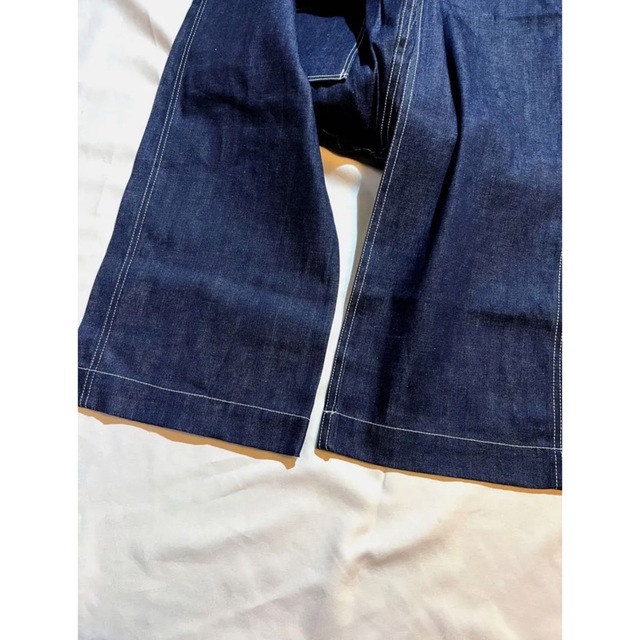RRL - 【希少】アメリカ製RRL US NAVYデニムトラウザーズ 針シンチの
