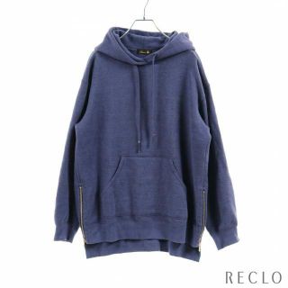 yori ヨリ グレー バックフリルパーカー