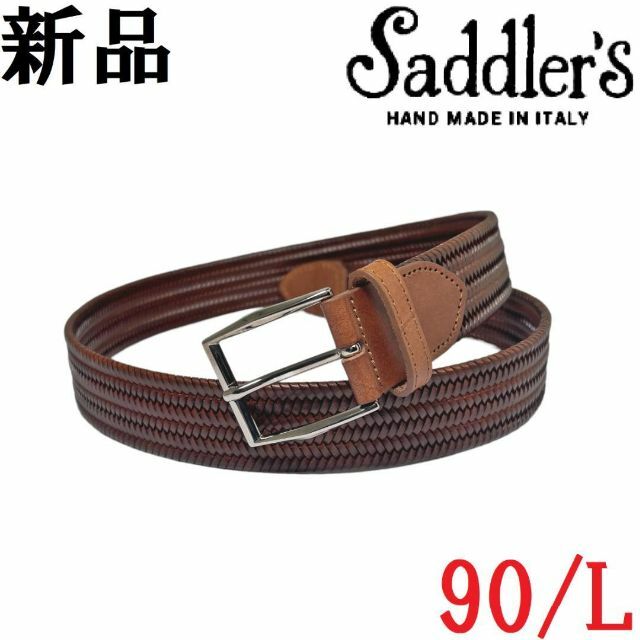 Anderson's - 【新品◇イタリア製】サドラーズ レザー メッシュベルト