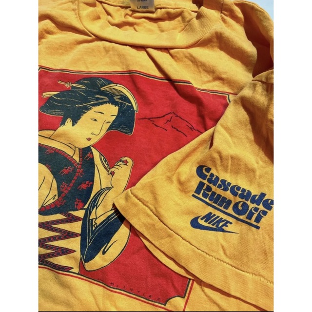 超希少】 80s ナイキ浮世絵Tシャツ 風車タグ ビンテージ USA製 - agedor.ma