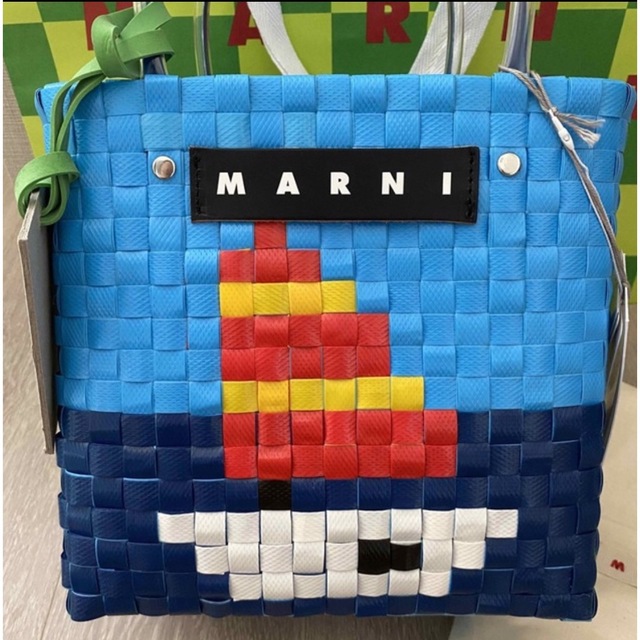 Marni マルニマーケット サマーバスケット マルニフラワーカフェ バッグ