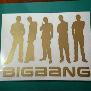 ビッグバン(BIGBANG)のＢＩＧＢＡＮＧステッカー(ミュージシャン)