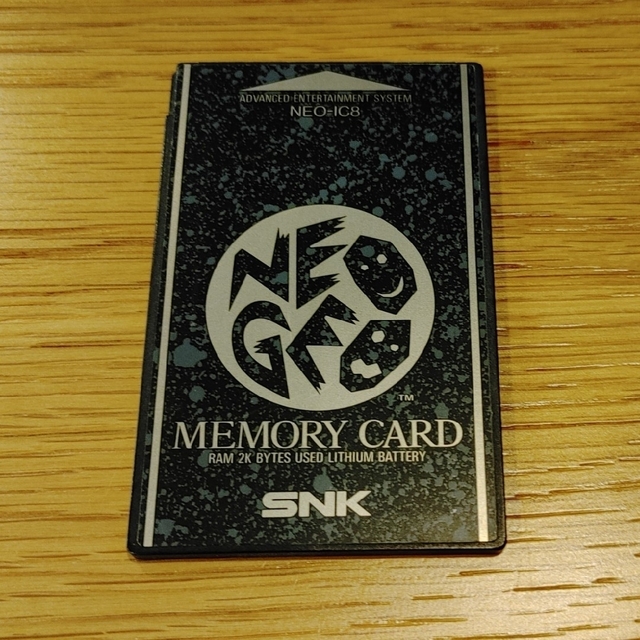 NEOGEO　ネオジオ本体コントローラー２個メモリーカード付き箱取説無　SNK