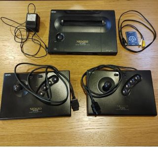 NEOGEO AES ネオジオ 本体 + コントローラー + セガサターン変換機