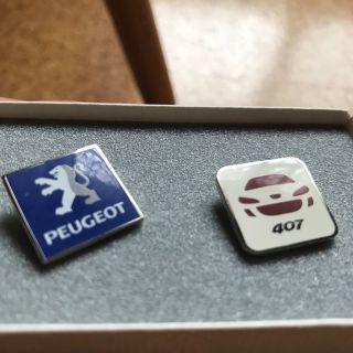 プジョー(Peugeot)のプジョー407 ピンバッチ(ノベルティグッズ)