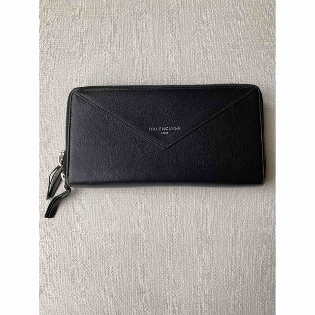 ファッション小物BALENCIAGA  正規品　黒　長財布