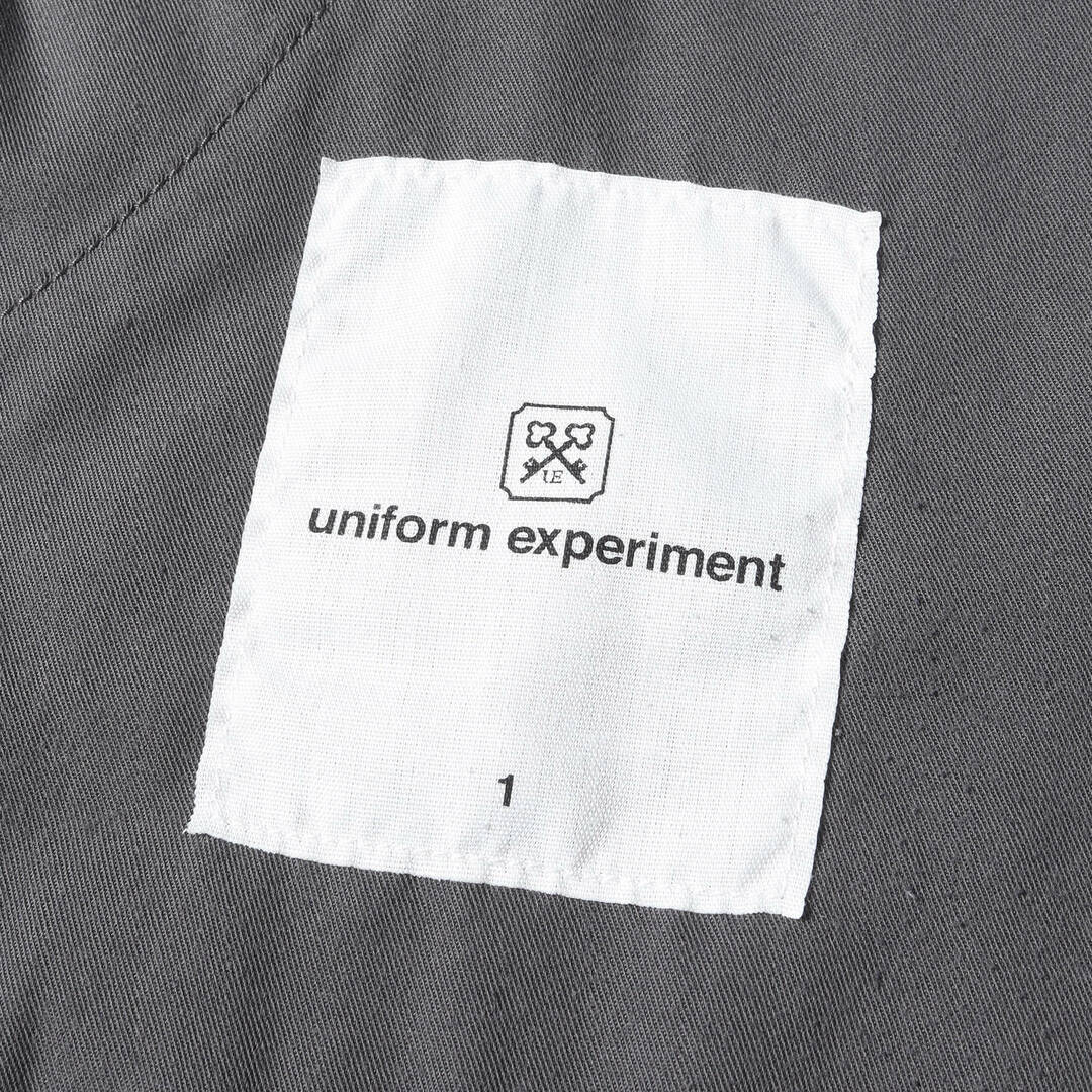 uniform experiment(ユニフォームエクスペリメント)のUNIFORM EXPERIMENT ユニフォームエクスペリメント パンツ サイズ:1 ドリップ ペイント カットオフ ショーツ DRIPPING SHORTS 19SS グレー ショートパンツ ズボン ボトムス カジュアル ブランド ストリート【メンズ】【中古】【美品】 メンズのパンツ(ショートパンツ)の商品写真