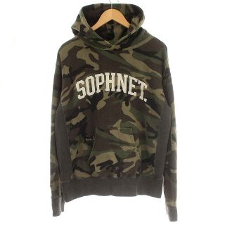 ソフネット(SOPHNET.)のソフネット SOPHNET. パーカー 迷彩 スウェット カモフラ M カーキ(パーカー)