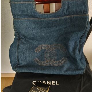 CHANEL - シャネルデニムトートバッグの通販 by キー's shop ...