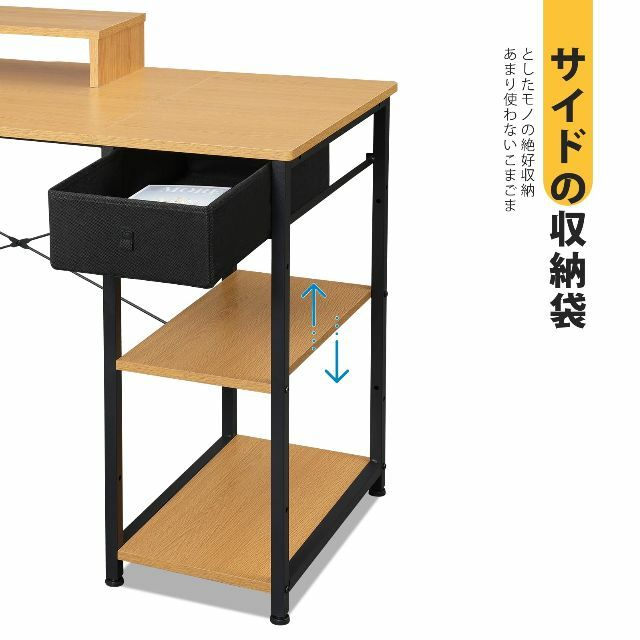 YeTom?ゲーミングデスク?デスク??机?pcデスク?gaming?desk?幅160cm×奥行55cm?ラ - 1