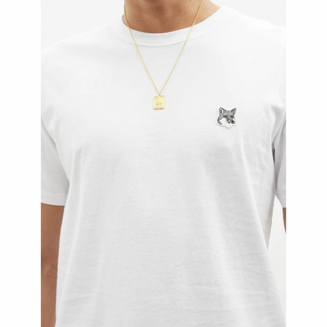 MAISON KITSUNE'(メゾンキツネ)のmaison kitsune grey fox head tシャツ ホワイト M メンズのトップス(Tシャツ/カットソー(半袖/袖なし))の商品写真