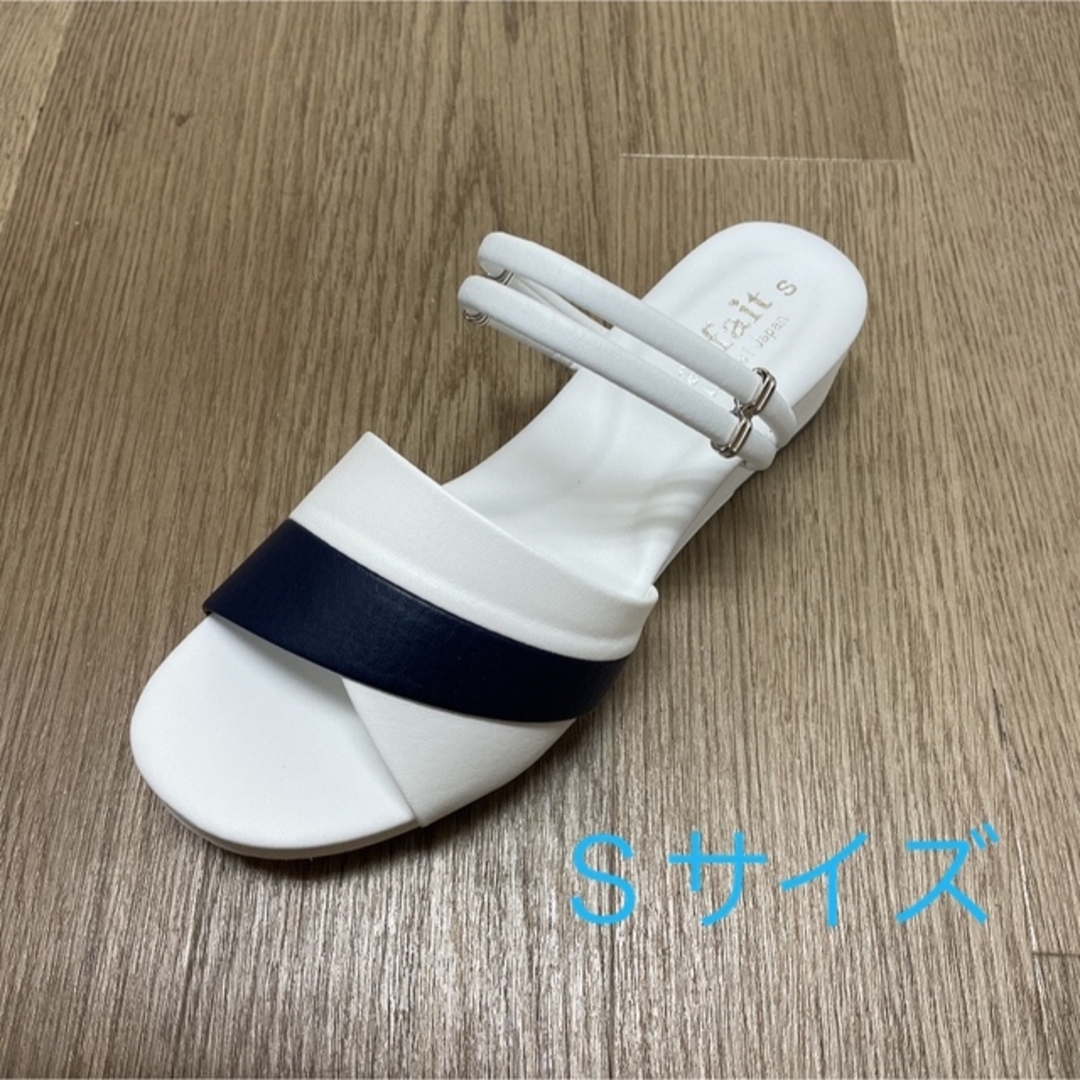 O脚補正ナースサンダル　新品　Ｓサイズ　 日本製　パルフェ レディースの靴/シューズ(サンダル)の商品写真