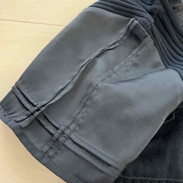 BODY DRESSING Deluxe(ボディドレッシングデラックス)のボディドレッシングデラックスBODYDRESSINGDeluxe半袖ニット38黒 レディースのトップス(カットソー(半袖/袖なし))の商品写真