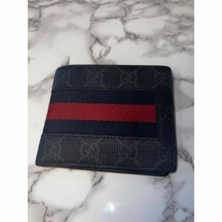 グッチ(Gucci)のGucci二つ折りメンズ財布　GG 408827 KHN4N(折り財布)