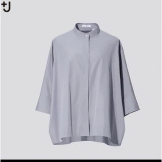 ユニクロ(UNIQLO)のユニクロ　+J ジルサンダー　ドルマンシャツ(シャツ/ブラウス(長袖/七分))