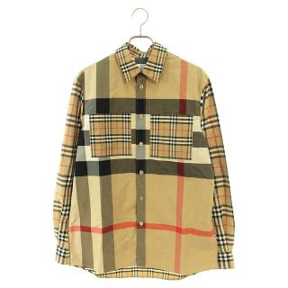 BURBERRY バーバリーチェック フェイクポケット メンズTシャツ Mサイズ