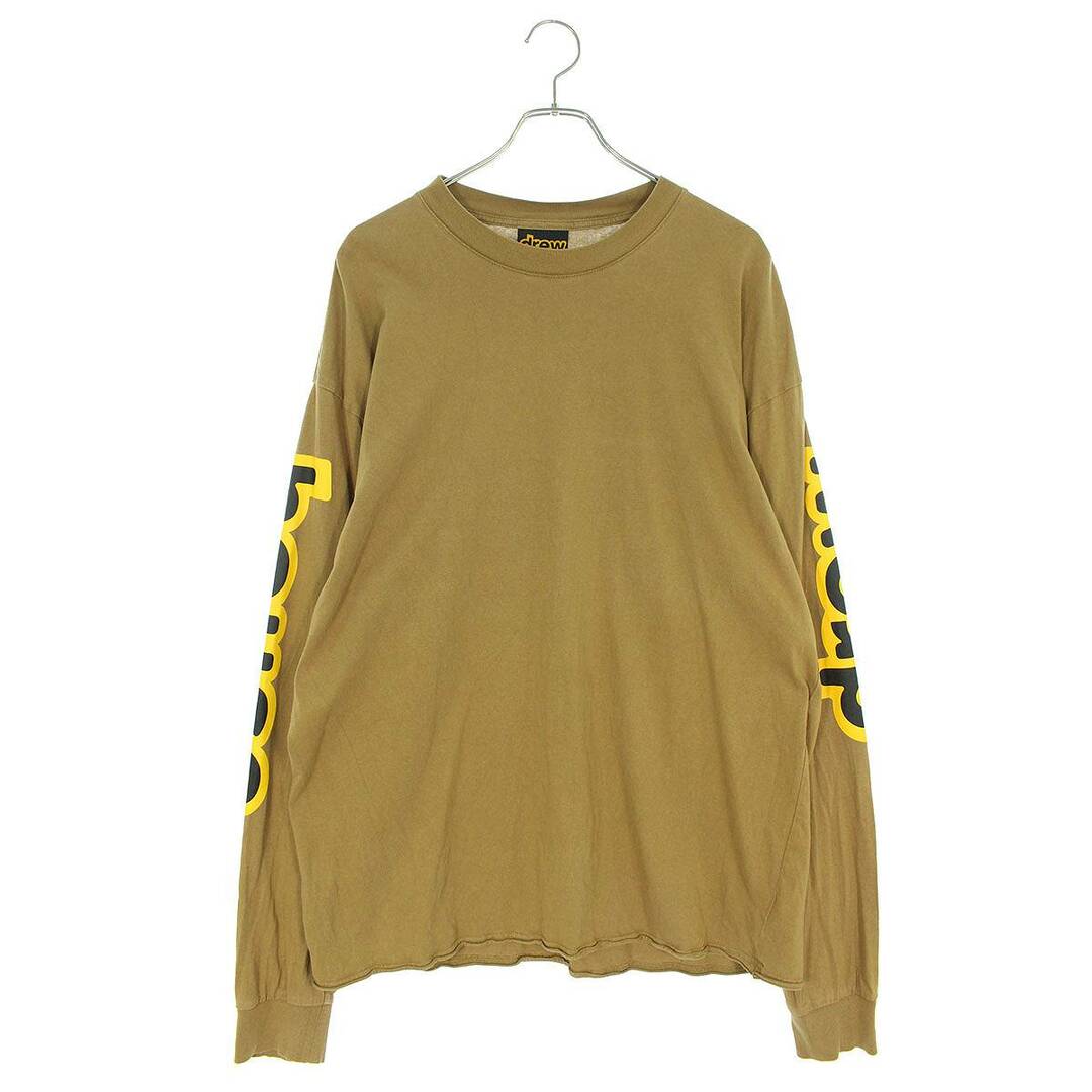 ドリューハウス  LS HUG TEE 袖ロゴプリント長袖カットソー  メンズ XL