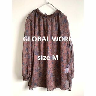 グローバルワーク(GLOBAL WORK)の美品☆GLOBAL WORK ペイズリーシアートップス(シャツ/ブラウス(長袖/七分))