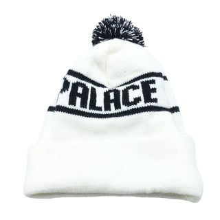 PALACE - PALACE LOGO BEANIE WHITE/BLACK の通販 by ...