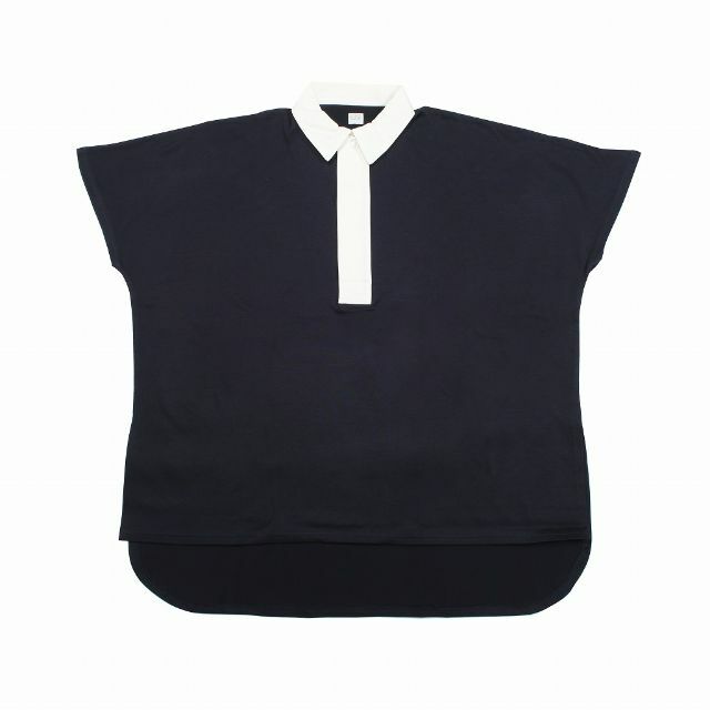 E. TAUTZ(イートウツ)のE.TAUTZ RUGBY SHIRT NAVY S メンズのトップス(ポロシャツ)の商品写真