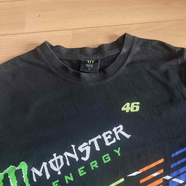 Monster Energy(モンスターエナジー)のモンスター　ロッシ　メンズL  黒 メンズのトップス(Tシャツ/カットソー(半袖/袖なし))の商品写真