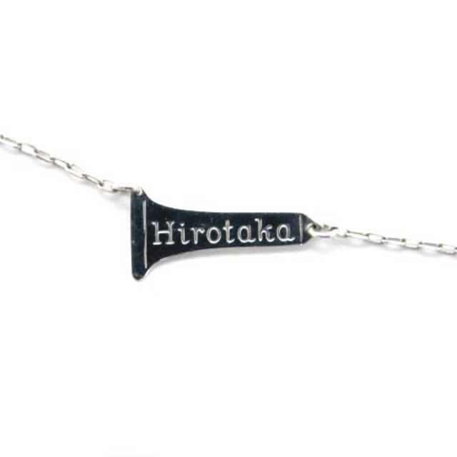 ヒロタカ バーネックレス K10WG 0.07ct ホワイトゴールド □OSの通販 ...