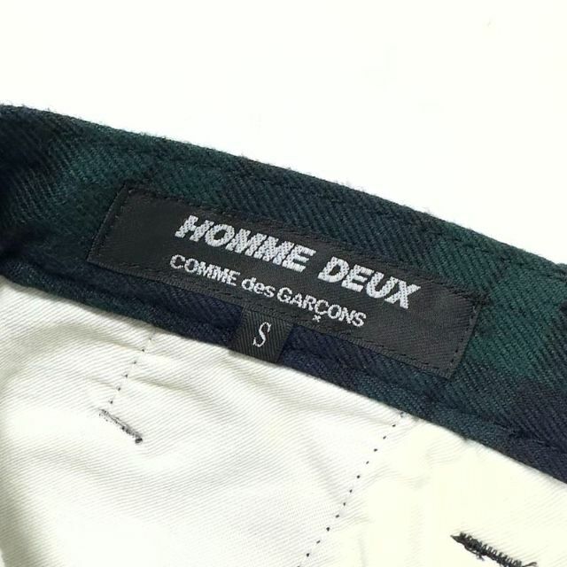 COMME des GARCONS HOMME DEUX チェックパンツ S