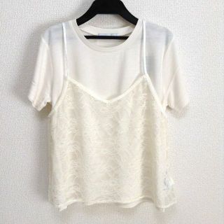 アズールバイマウジー(AZUL by moussy)のアズールバイマウジー Tシャツ キャミソール Sサイズ 新品 未使用 レディース(キャミソール)