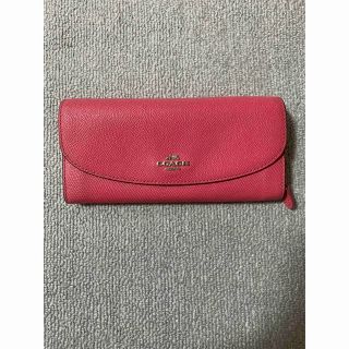 コーチ(COACH)のcoach 長財布　ピンク　中古品(財布)