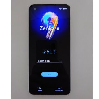 国内SIMフリー　zenfone9 258G ムーンホワイト