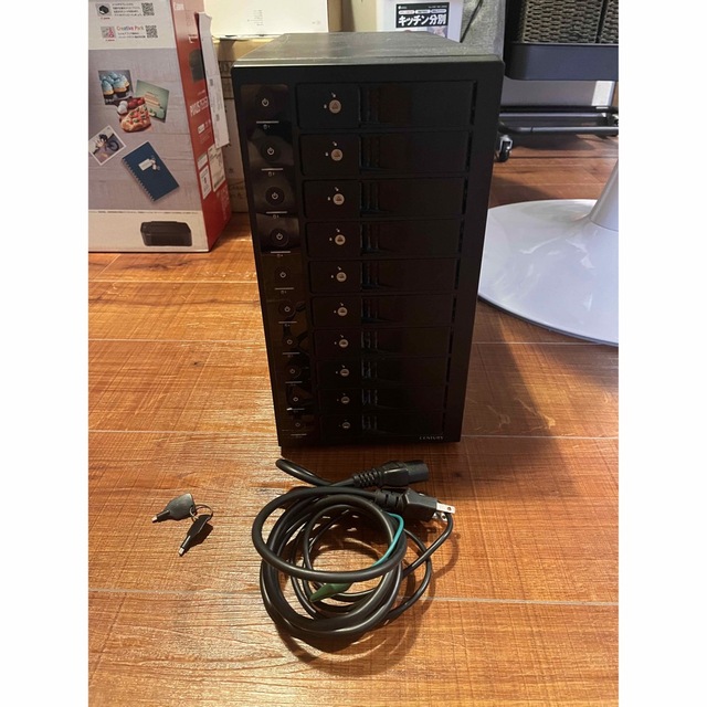 PC/タブレット裸族のスカイタワー 10Bay HDDケース センチュリー