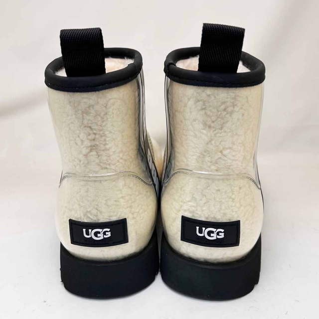 UGG(アグ)の新品UGG アグ CLASSIC CLEAR MINI ナチュラル 25.0cm レディースの靴/シューズ(レインブーツ/長靴)の商品写真