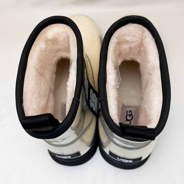 UGG(アグ)の新品UGG アグ CLASSIC CLEAR MINI ナチュラル 25.0cm レディースの靴/シューズ(レインブーツ/長靴)の商品写真