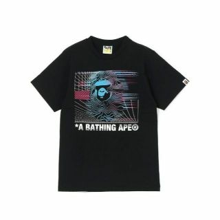 アベイシングエイプ(A BATHING APE)の未開封  A Bathing Ape Tシャツ ブラック 新作 正規品 サイズL(Tシャツ/カットソー(半袖/袖なし))