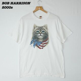 フルーツオブザルーム(FRUIT OF THE LOOM)のBOB HARRISON T-Shirts 2000s L T177(Tシャツ/カットソー(半袖/袖なし))