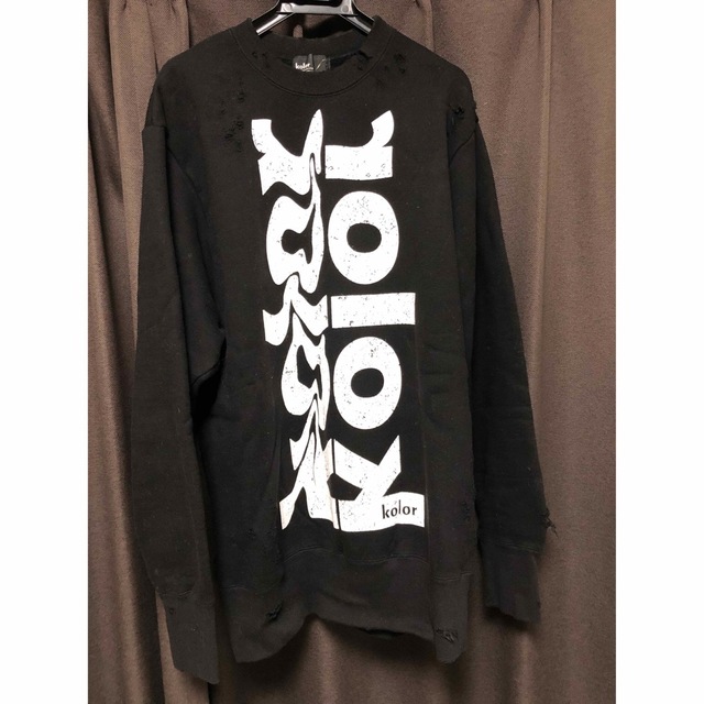 kolor(カラー)のkolor 22aw ダメージスウェット　ryo matsumoto メンズのトップス(スウェット)の商品写真