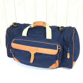 エルエルビーン(L.L.Bean)のエルエルビーン 1990s トラベル ボストンバッグ Travel Boston Bag コーデュラナイロン×レザー ショルダーバッグ ダッフルバッグ ビンテージ 希少色 入手困難 LLBEAN ネイビー系(その他)