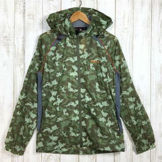 マーモット(MARMOT)のMENs L  マーモット コンパクト ウィンドシェル フーディ Compact Windshell Hoody カモ柄 ナイロン ジャケット MARMOT MJJ-7105 グリーン系(その他)