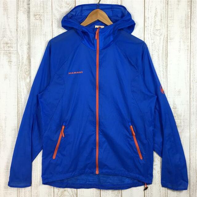 MENs L マムート ウィング ジャケット Wing Jacket ウィンドシェル フーディ MAMMUT 1010-14600 ブルー系 |  フリマアプリ ラクマ