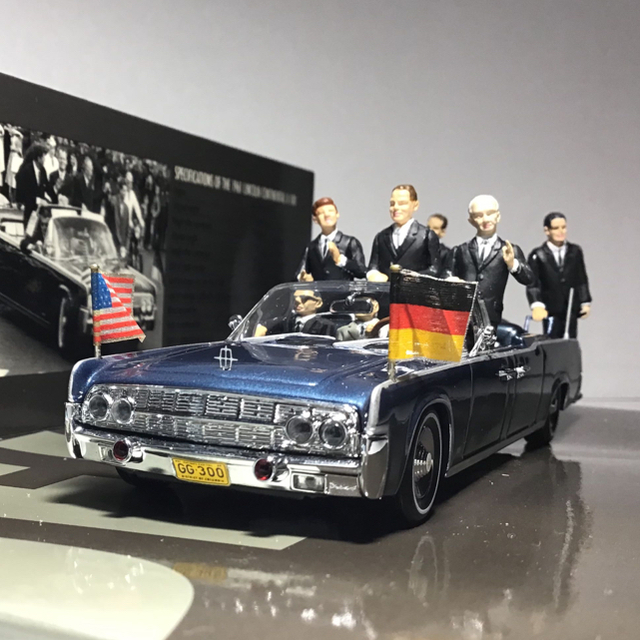 PMA 1/43  リンカーンコンチネンタル　ケネディ大統領　ベルリン1963 3