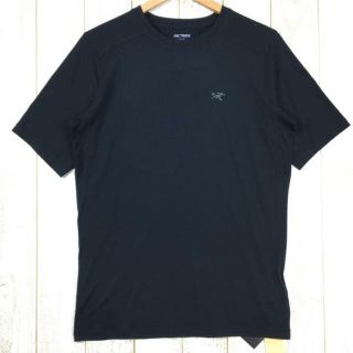 アークテリクス(ARC'TERYX)のMENs S  アークテリクス イオニア メリノ ウール ショートスリーブ Tシャツ Ionia Merino Wool Short Sleeve T-Shirt ARCTERYX X000006816 002291 Black ブラック系(その他)