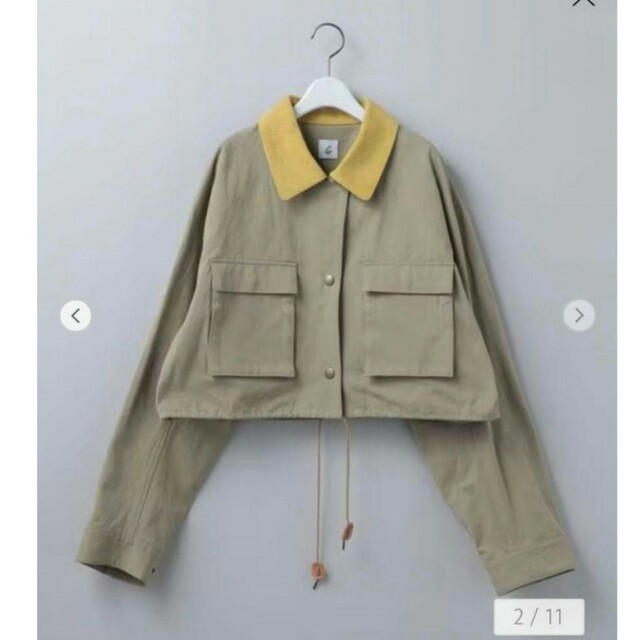 6 (ROKU) - ⭐美品⭐6(ROKU)COTTON SHORT JACKET/ジャケット36の通販