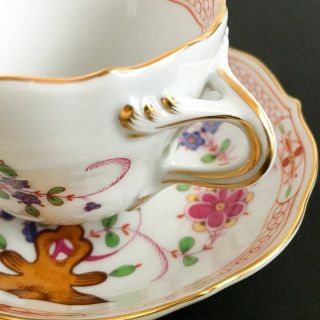 MEISSEN - マイセン 金彩 柿右衛門写し 色絵岩花鳥絵図 モカカップ ...