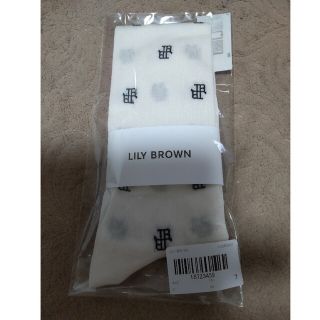 リリーブラウン(Lily Brown)のLily Brown モノグラムソックス(ソックス)