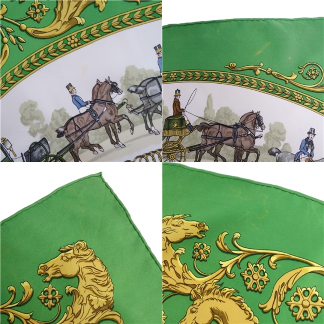 HERMES エルメス カレ90 スカーフ LA PROMENADE DE LONGCHAMPS HERMES エルメス カレ90 スカーフ LA PROMENADE DE LONGCHAMPS