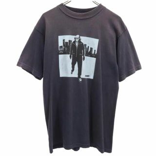 XLARGE エクストララージ USA製 メンズ5分袖Tシャツ ネイビー L