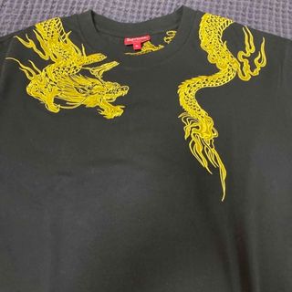 Supreme DRAGON WRAP Tee 黒 ドラゴン 辰年 シュプリーム