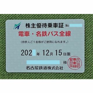 名古屋鉄道電車・名鉄バス全線株主優待乗車証（パス券方式）(その他)