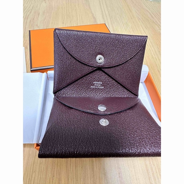 新品 HERMES エルメス カルヴィデュオ ルージュセリエ - コインケース